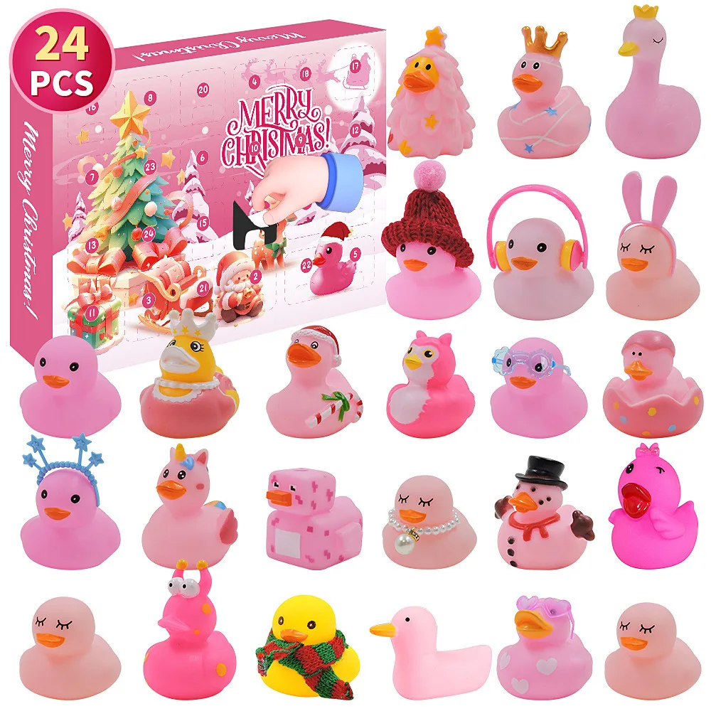 2024 Christmas Duck Blind Box Countdown Wholesale Christmas Gift Toys Blind Box