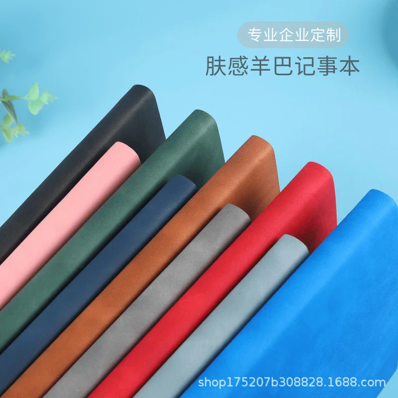 wholesale A5A6 PU soft cover leather notebook custom journal cahiers 200 pages oem corporate planner notebook office supplies