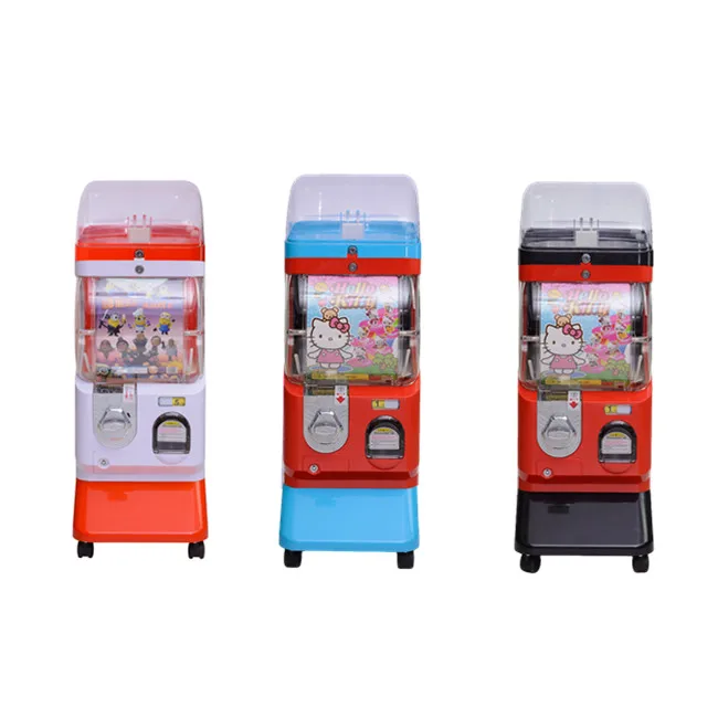 Cheap Machines Bouncing Ball Vending Toys Pinball Candy Machine Gumball Capsule Toy Frog Style Small Gashapon