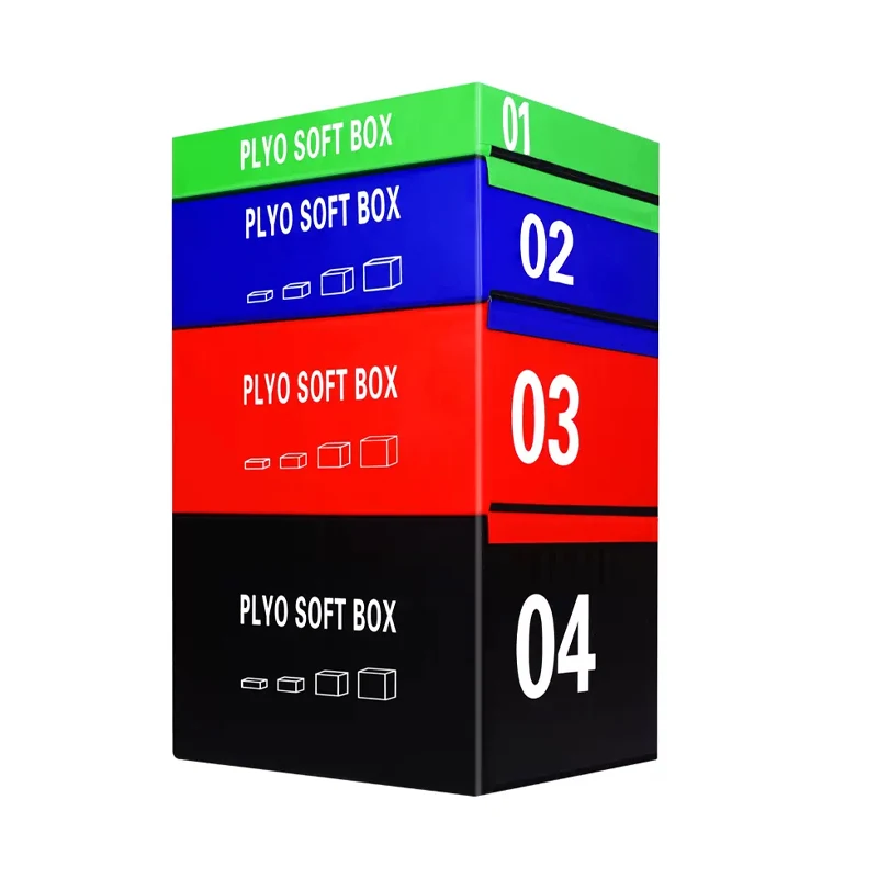 Factory Price Workout Sports Soft Plyometric Fitness Training Jumping Box Soft Foam Plyo Box Adjustable progressive vaulting box