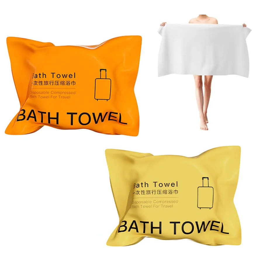 Wholesale Cotton Strong Absorbent Portable Disposable Bath Towel Hotel Compressed Washcloths