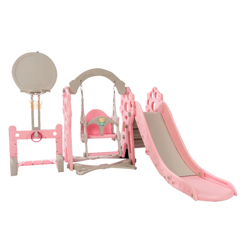 Factory Kids Baby Play Children Slides Playground Plastic 5 In 1 Slider Room Play For Sale