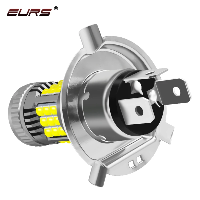 2022 Factory Supply Newest BA20D P15D H4 Motorcycle Light White 6000K 3030 36SMD All in One Fan High Quality