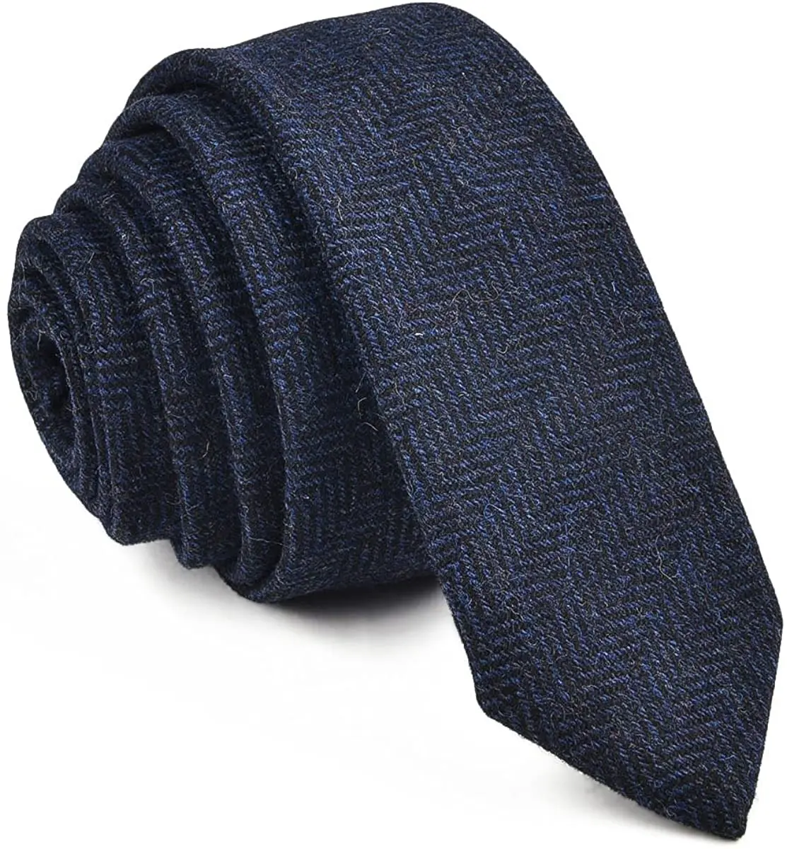 Silk Wool Ties Men Plaid Business Wool Necketie Wholesale High Quality  Mens Classic Fashion Handmade Retro Wool Neck Tie