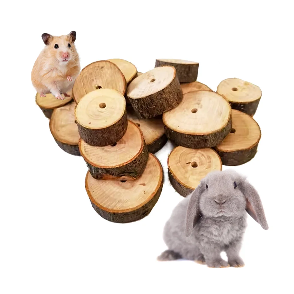 Wholesale Apple Wood Chips DIY Natural Chew Toy Rabbit Hamster Parrot Molars Raw Materials Chew Toy
