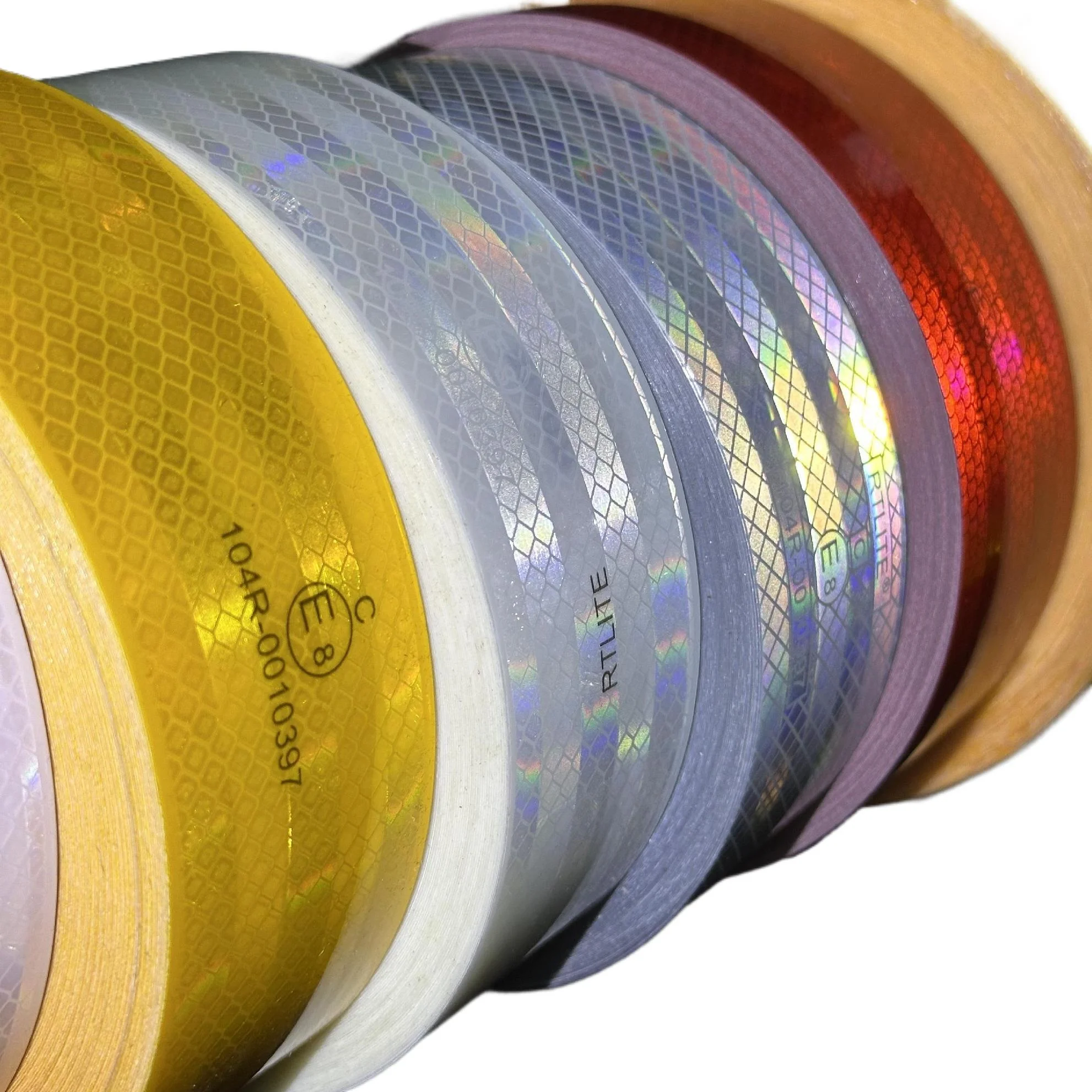 Diamond Grade Mirco Prismatic Car Accessories Reflect Warning Yellow Safety Reflector Sticker Roll Reflective Tape for Truck