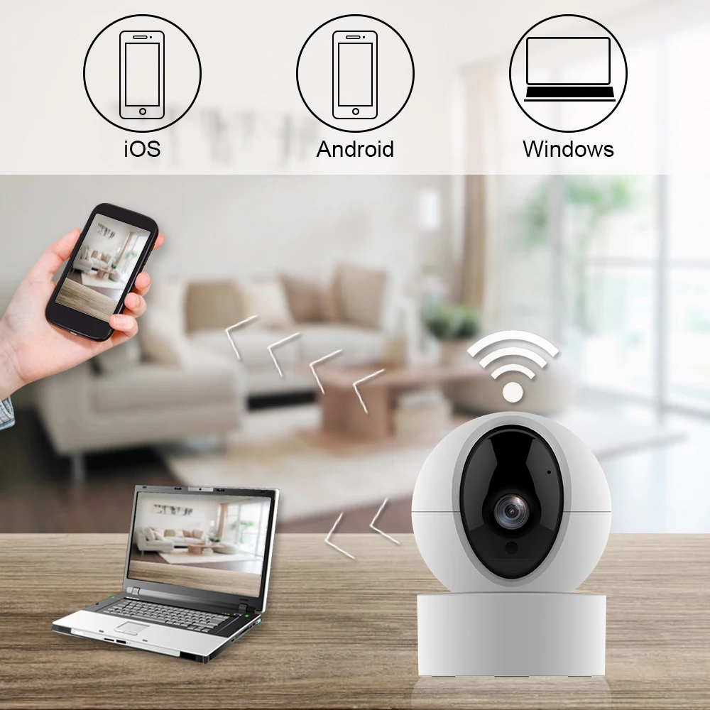  Tuya 1080P IP беспроводная камера видеонаблюдения для дома с поддержкой Wi-Fi 2 аудиоданных ночное видение радионяня в