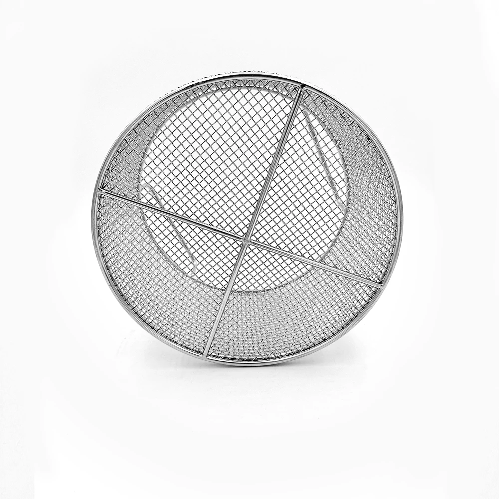 Stainless steel storage woven net basket Rustic-Style Tote Basket for Home Decor Customized wire mesh basket