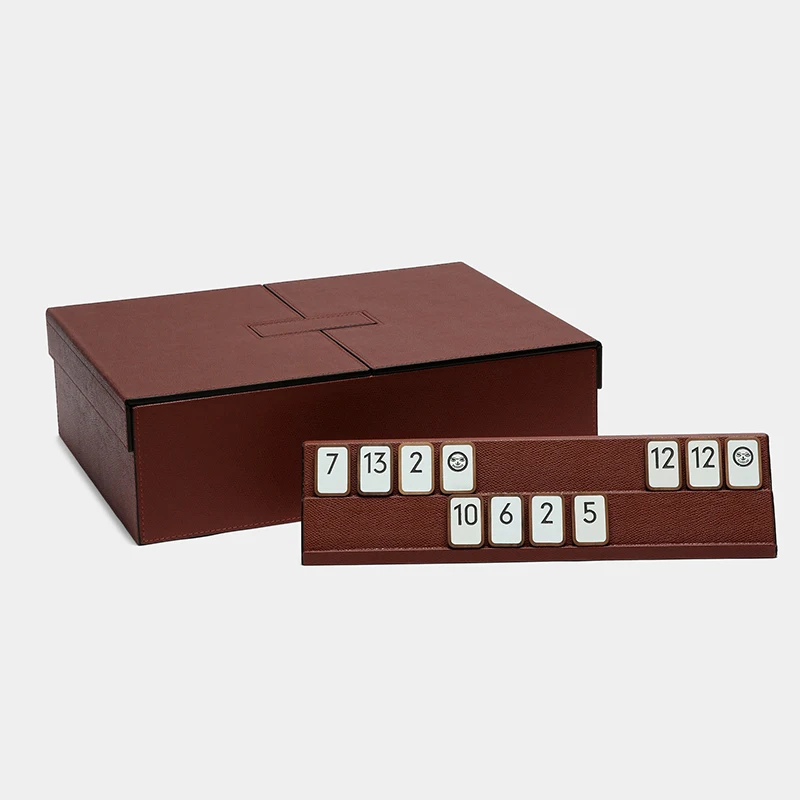 Funny Rummy Cube Game Tiles with Portable Case for Family Classic Board Games