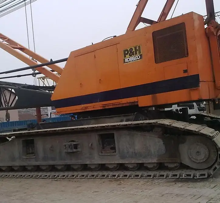 Хорошая цена японский оригинальный гусеничный кран Kobelco 7150 P & H 150 тонн для продажи