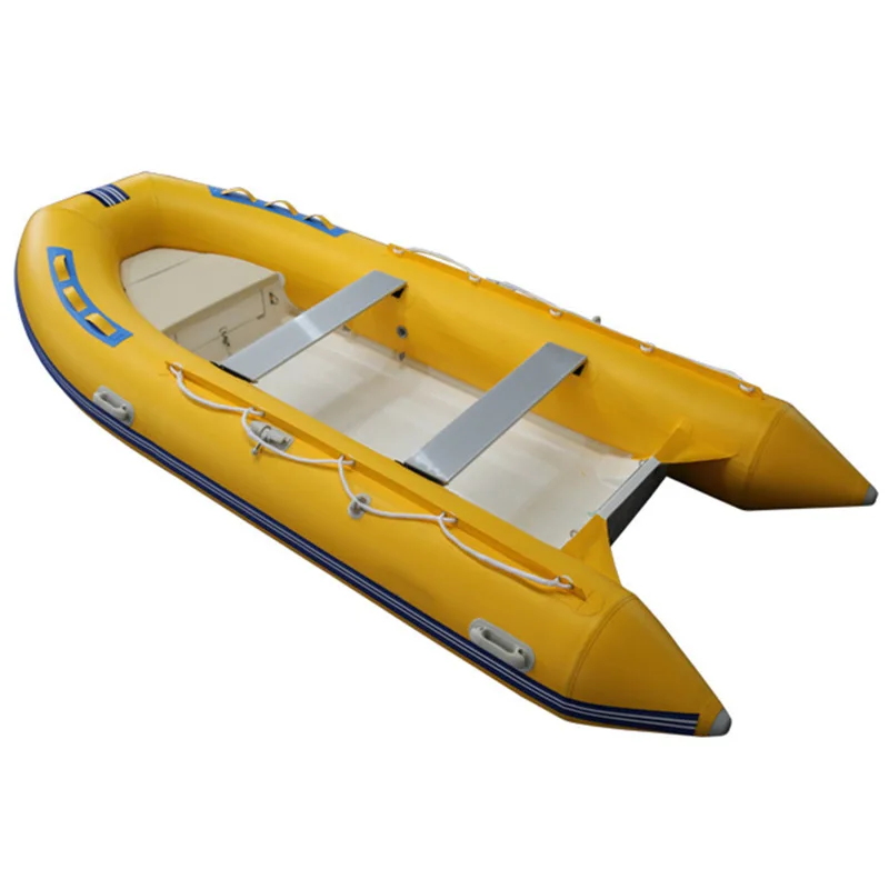 FRP Rib390 Rigid Inflatable Boat with outboard engine/motor Inflatable Rib Tender for sale