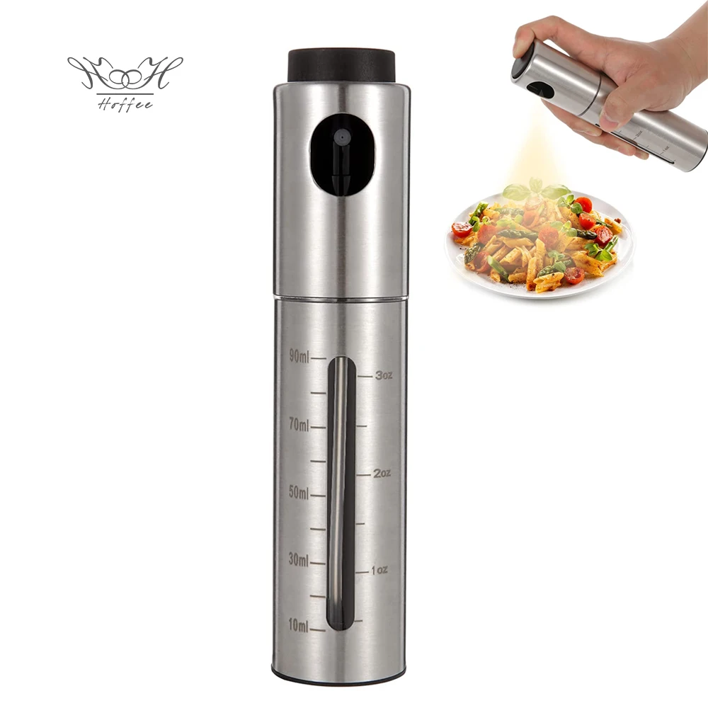 Герметичный распылитель оливкового масла для приготовления салата, барбекю, 100 мл