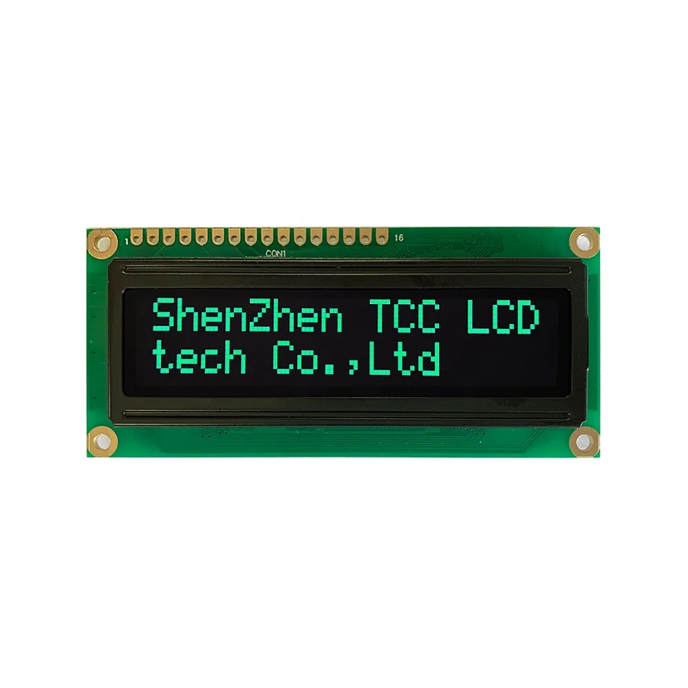 RoHS square Winstar 1602 oled screen Parallel or serial MPU interface 16x2 character oled display