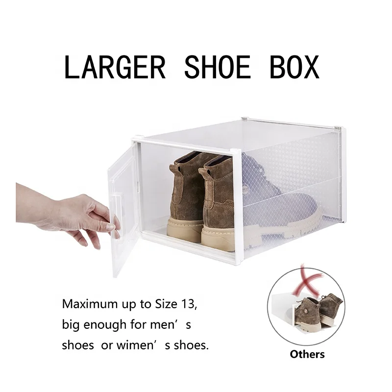 
Pack of 18 Stackable Shoe Storage Organizers Foldable and Versatile Shoe Cubes for Sneakers 