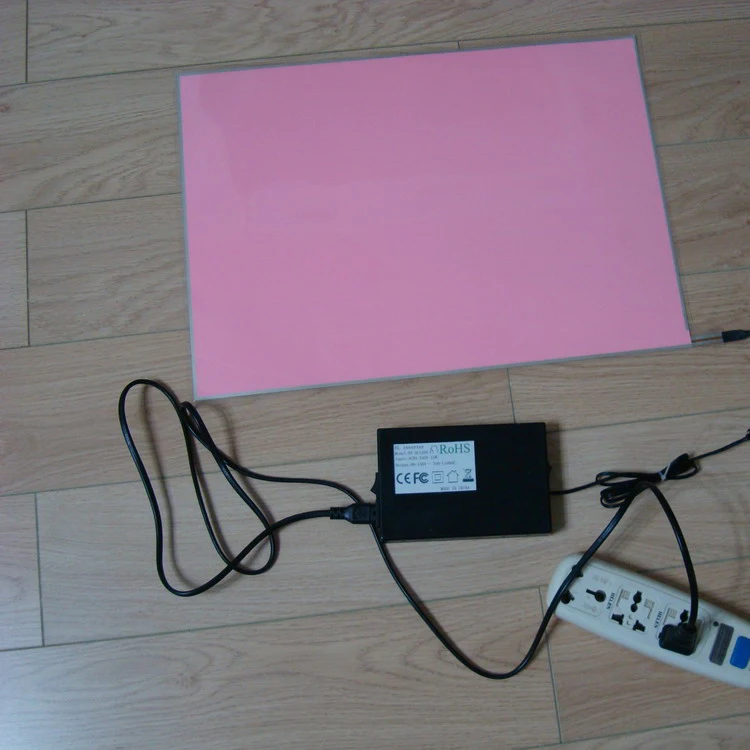 Custom Backlight Flashing poster advertising display light up el animated panel Flexible Led Illuminated Backlight Lights Sheet