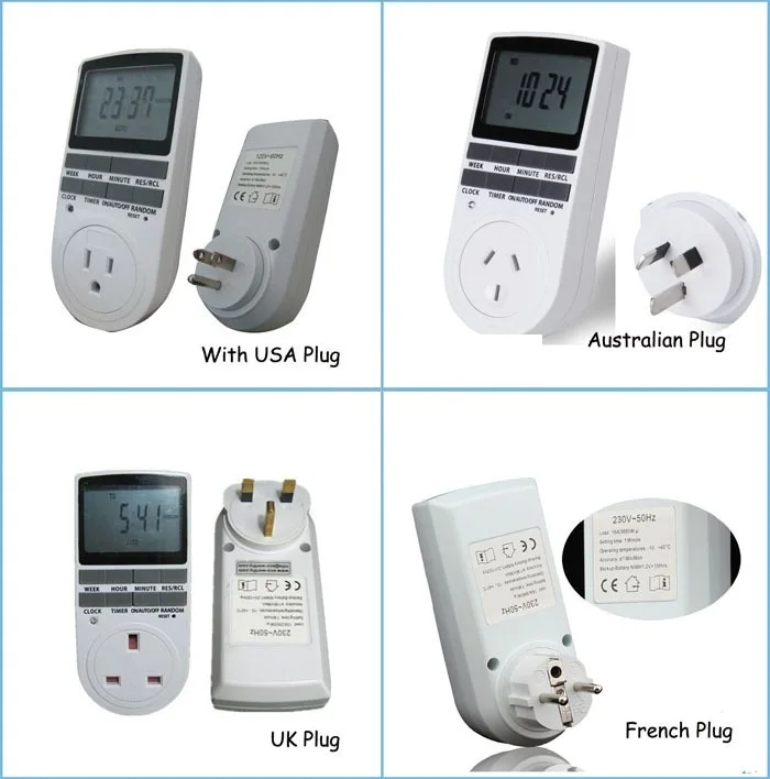 Germany France 24 Hours Daily Programmable Mechanical Timer