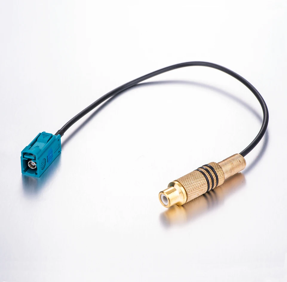 RCA female to Fakra Z jack Female pigtail cable RG174