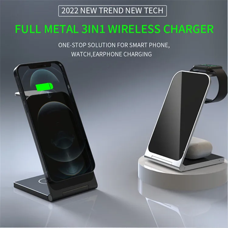 6 In 1 Mobile Phone Holder Magnetic Wireless Anyphone Charger 15w Wireless Charger Stand For Iphone 13 Watch Earphone