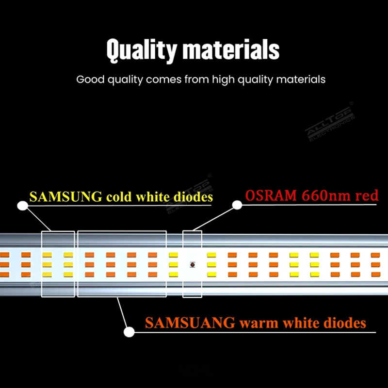 ALLTOP T5 Strip Lights Wholesale Lm301h Outdoor 5 Spectrum Channel 780nm Led Far Red Uv Plant Grow Light