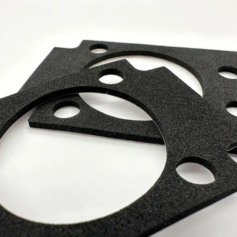 Silicone Neoprene CR EPDM Foam PORON Gasket Adhesive Rubber Custom Die Cut Closed Cell Black OEM Sealing Silicone Tape