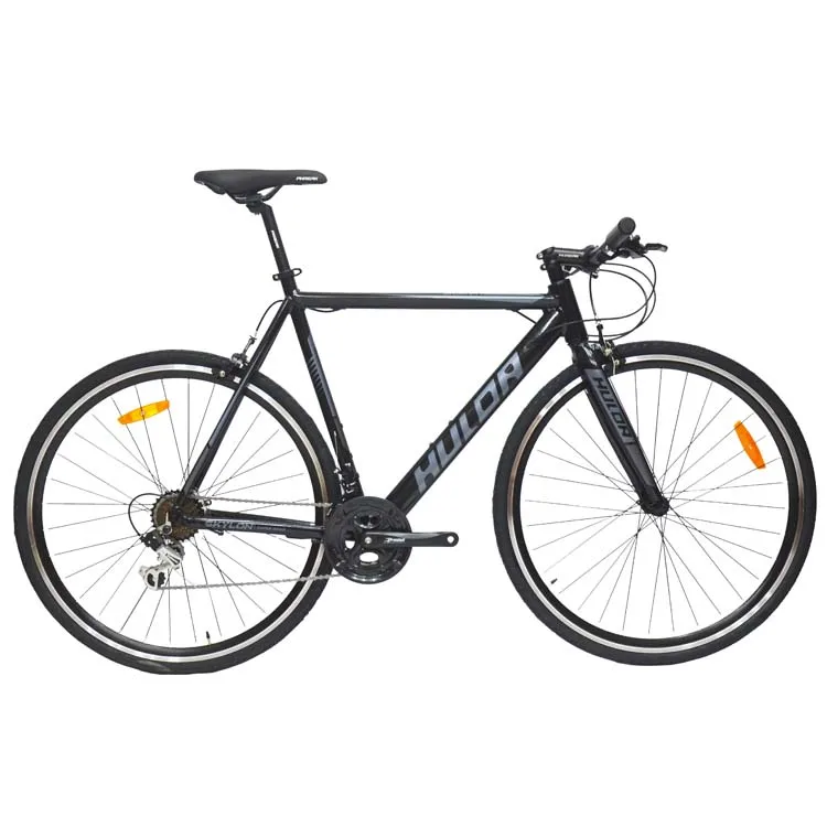 Вилка 700C для шоссейного велосипеда, плоская спицевая рама из алюминиевого сплава, с V-образным тормозом, размер 48 см/52 см/55 см, 14 скоростей