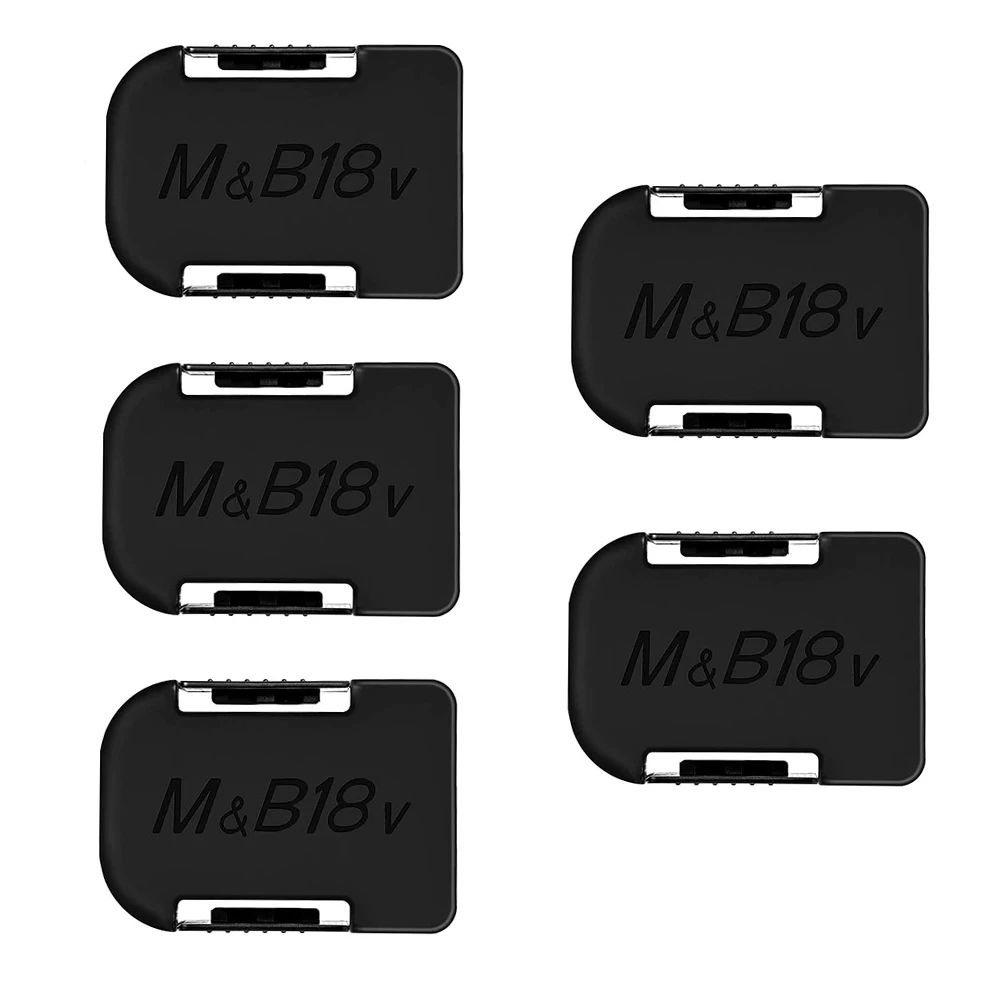 5 Packs Battery Holder DIY Battery Adapter Mount for Makita and Bosch 18V Li-Ion Battery Power Tools Accessories
