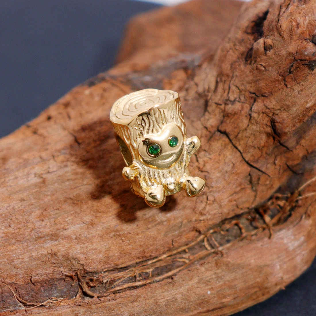 High Quality Fashion Stainless Steel Jewelry Gold-Plate Tree People Jewelry Bead Bracelet for Lady Gift Wholesale