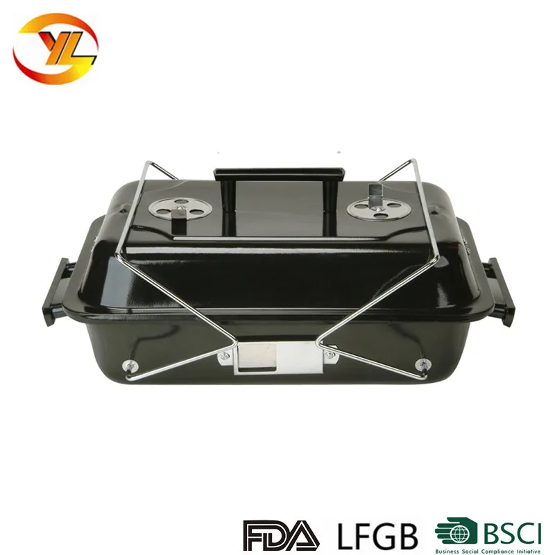 
Mini outdoor Portable tabletop camping butane bbq gas grill 