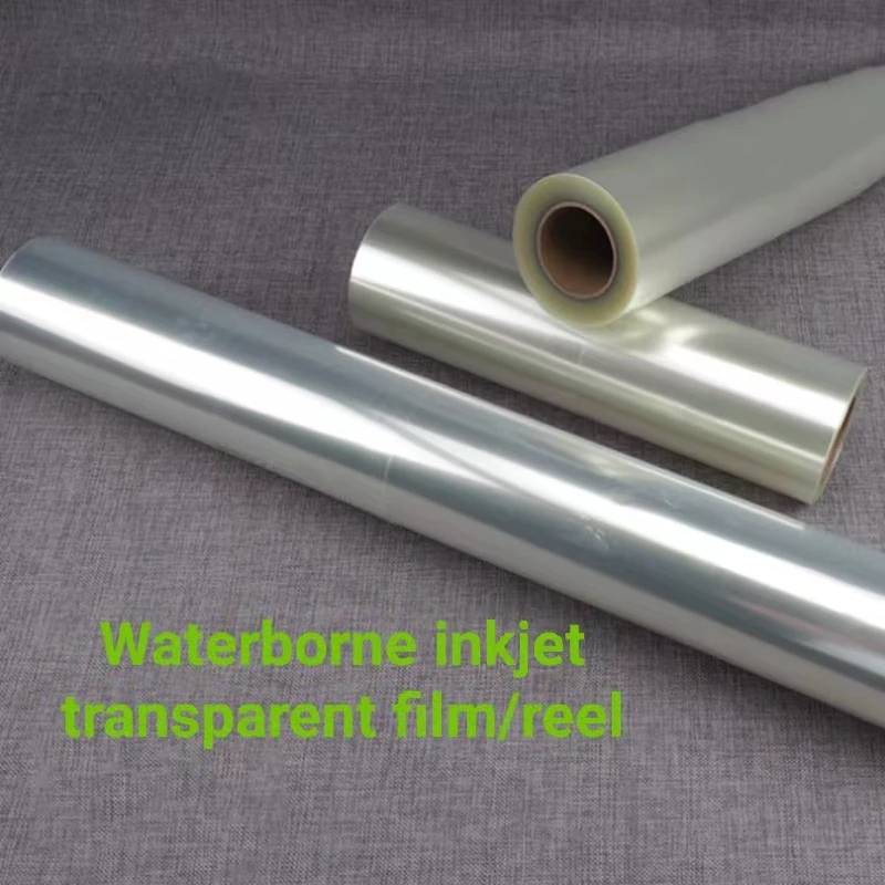 Inkjet transparent film/waterborne