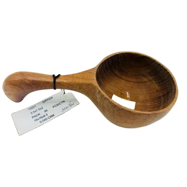 High Quality Premium Product Teak wood Dipper cookware kitchenware accessories Tableware Eco Friendly Product from Thailand