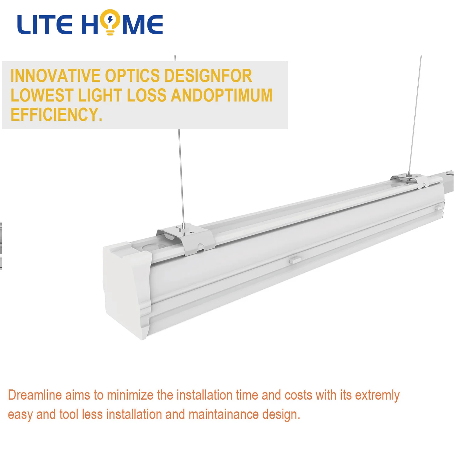 Litehome 65 Вт 30 60/90 градусов AC220-240V Лидер продаж соответствующий европейским стандартам по ограничению на использование опасных материалов в производстве электрического и модульная система освещения 130 лм/Вт светодиодные линейные
