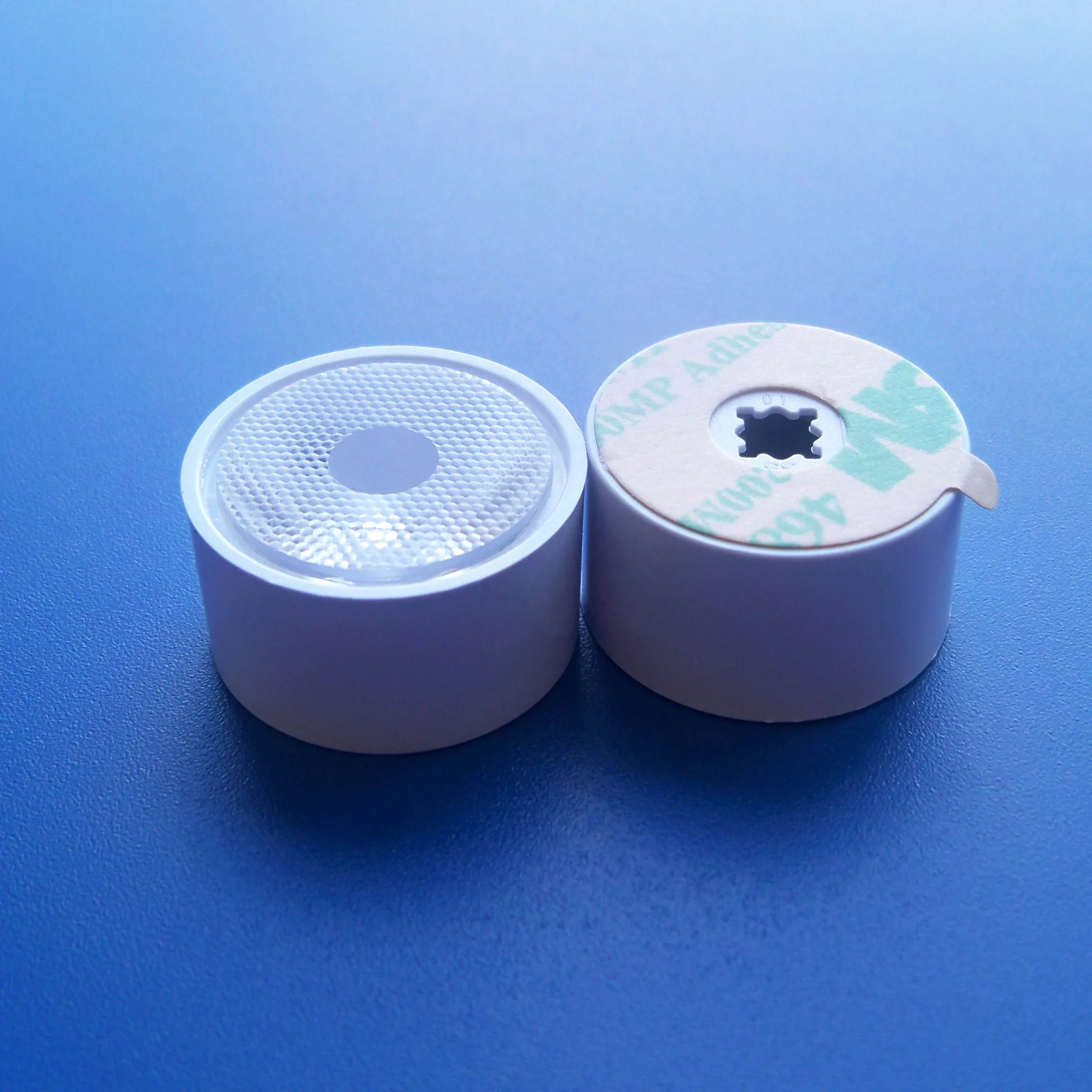 15degree Diameter 21.5mm LED lens / led optical lens / led secondary lens with tape for SSL Square 3030 LEDs(HX-CPM-15L-3131)