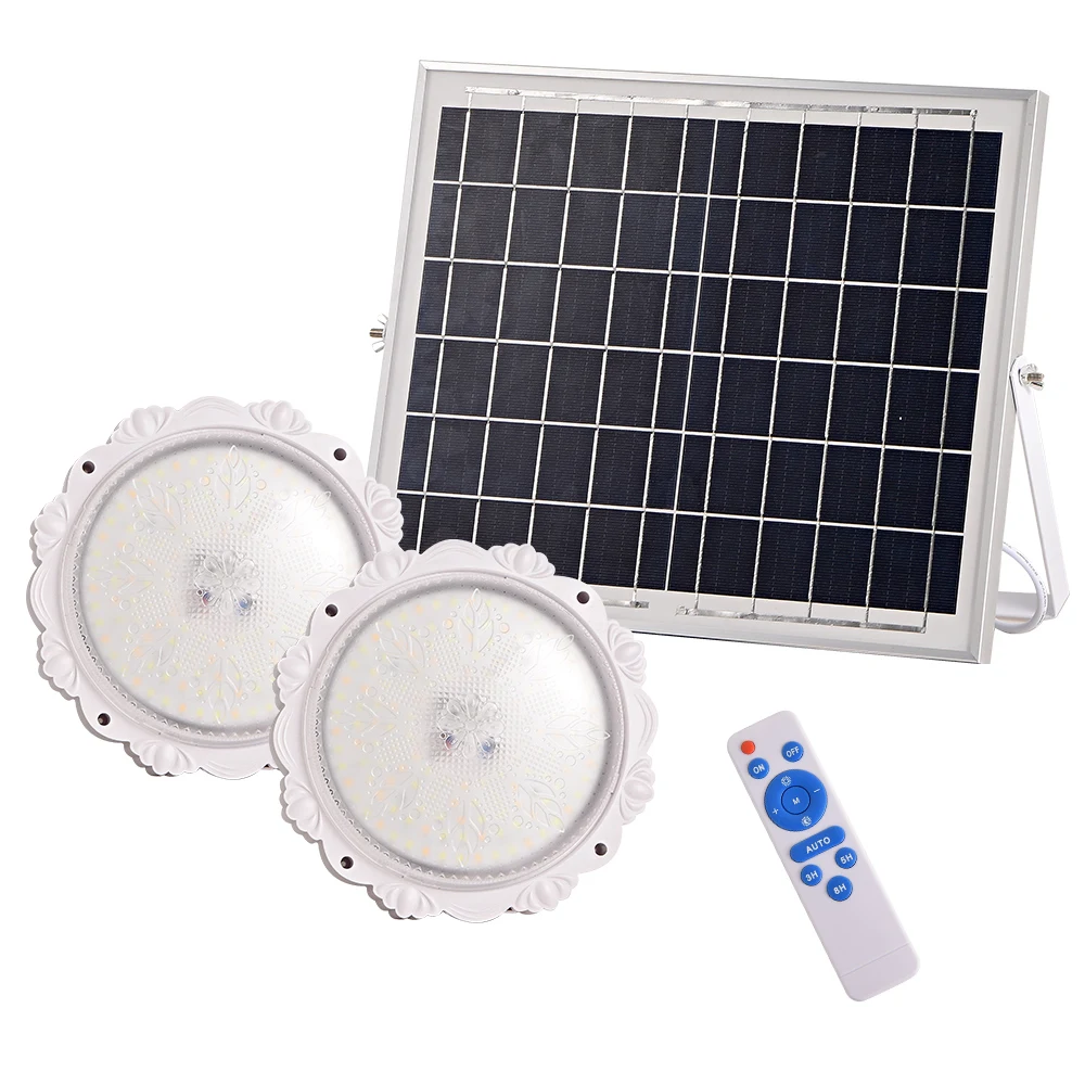 Wholesale remoter control led solar ceiling mounted light lamp indoor 200w watts outdoor  lights