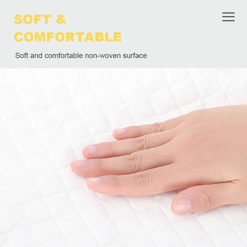 Heavily absorbent waterproof adult disposable fluff incontinence under pad manufacturer good premium surgical nursing underpad