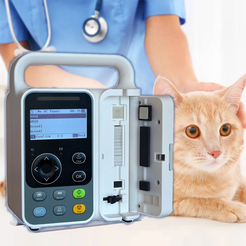 Yonker portable multi-function infus pump automatic electronic chemotherapy iv set syringe vet veterinary infusion pump