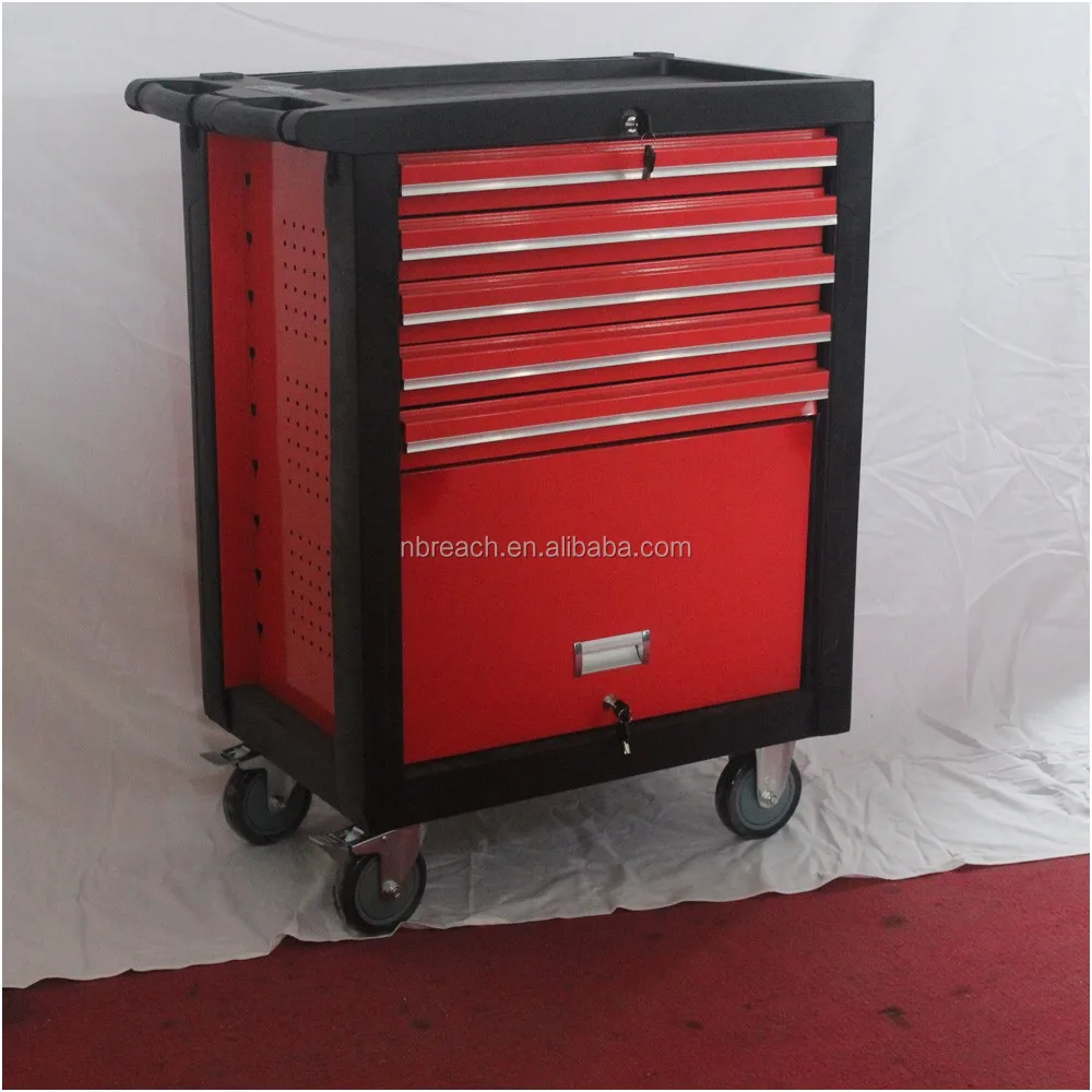 6 drawers tool cabinet with plastic top