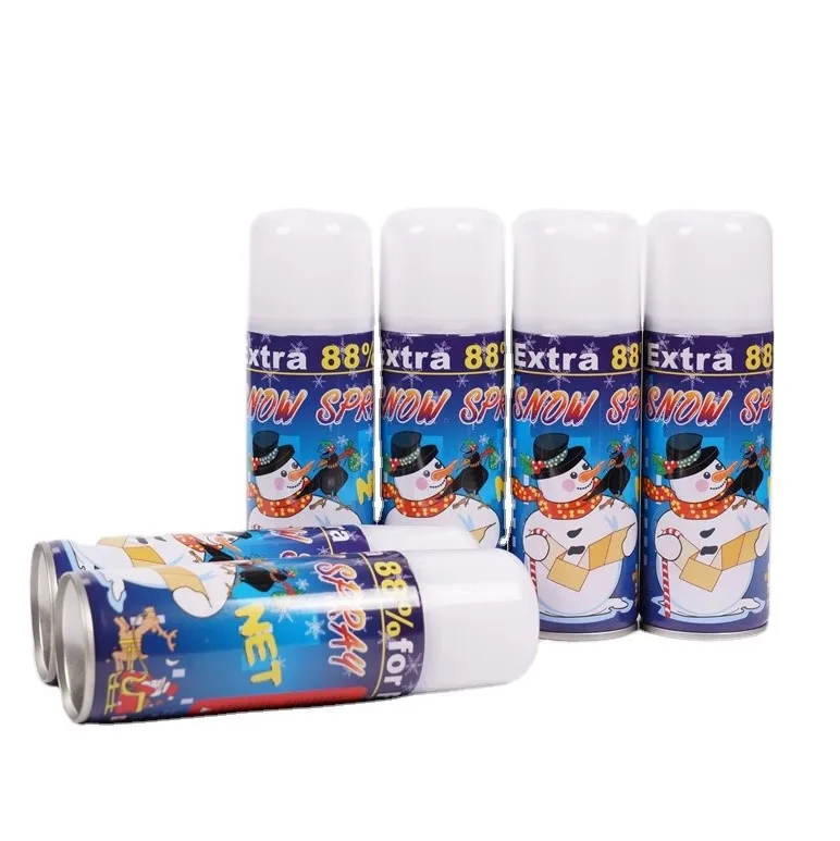 Hot Selling Artificial White Color Magic Flake Foam Snow Spray For Wedding Special Decoration China Wholesale Price 150Ml 250Ml