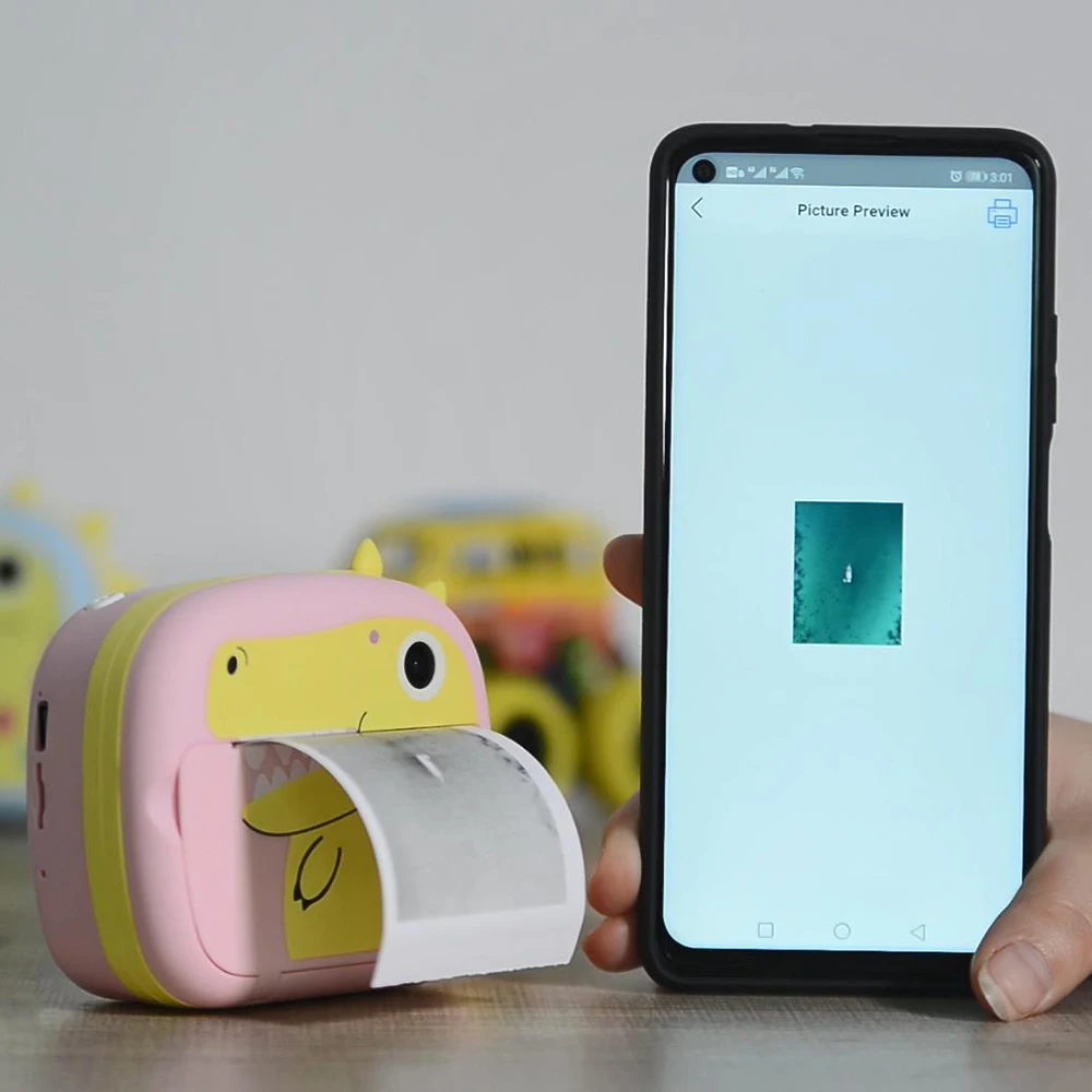 new kids HD Print Instant Camera Christmas Gift Print 2.4 inch Video Photo Children Kids WiFi Digital Camera for Christmas