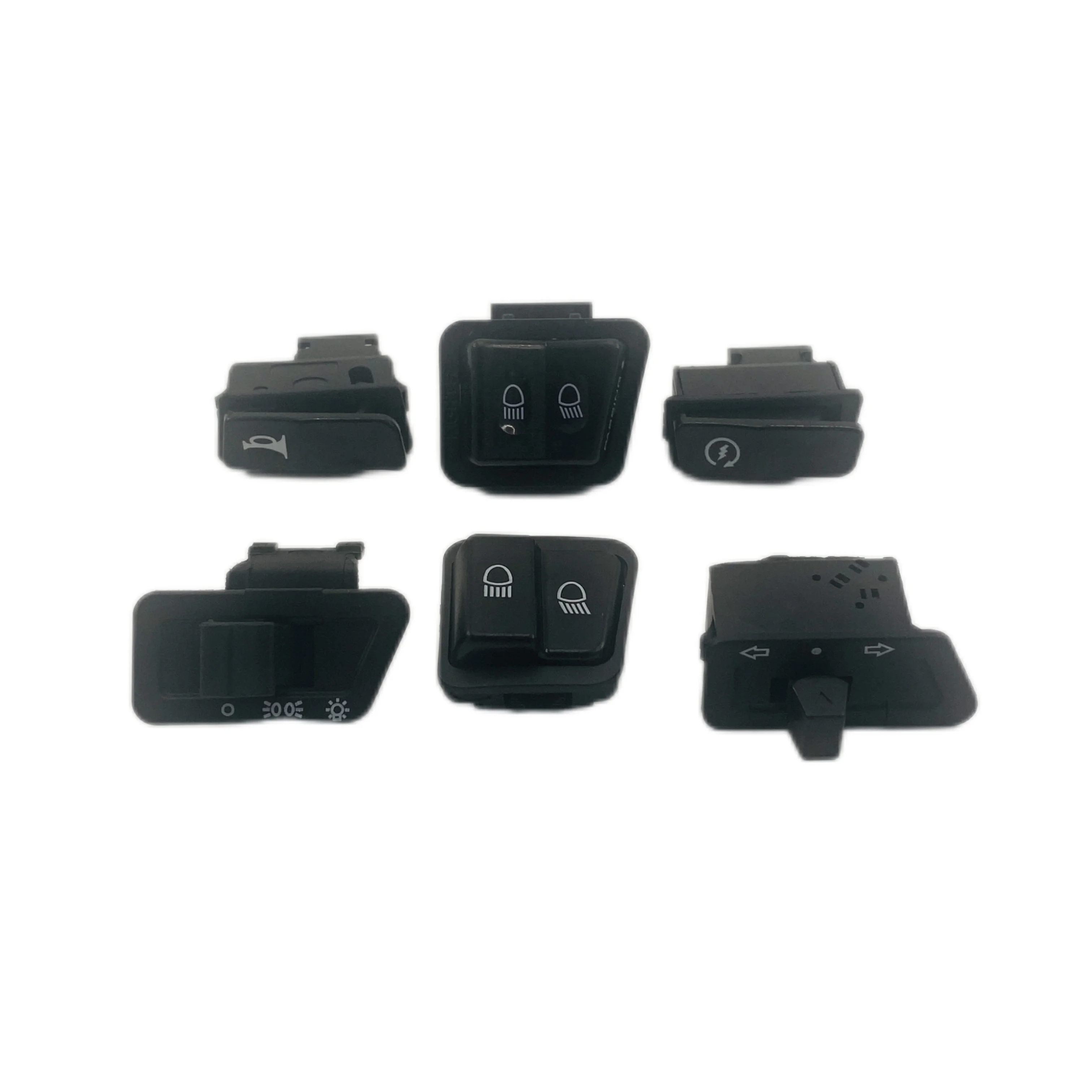 Waterproof motorcycle switch enclosure handlebar headlight switch button four-wire Gy6 125 Three-wire WH125