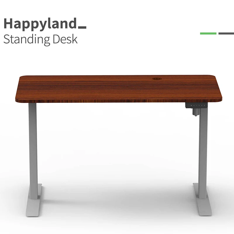 Cheap single motor adjustable table height electric height adjustable automatic sit stand ergonomic office standing desk