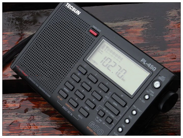 Tecsun PL-450 Двойное преобразование PLL радиоприемник для мирового диапазона