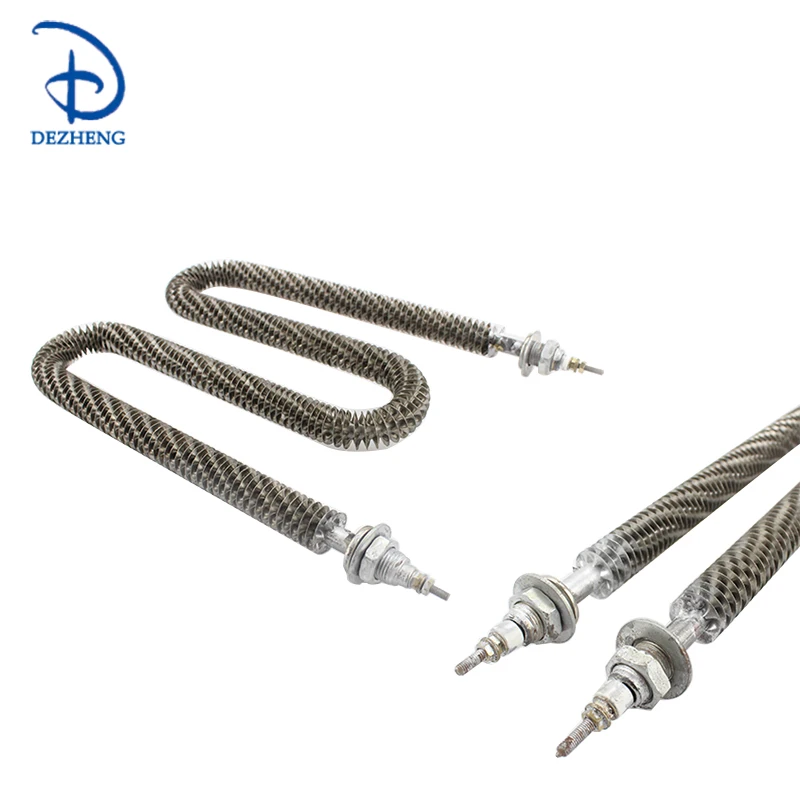 220V 380V AC 2.5KW 3KW 5KW Air Heating Elements for  Load Bank Finned Tube Heater
