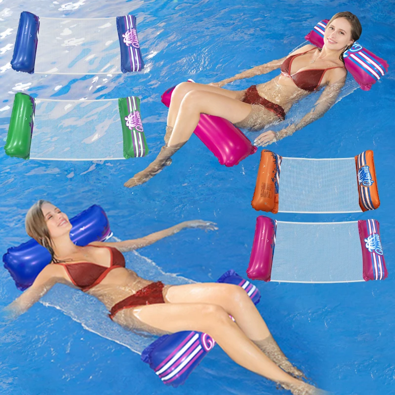 Inflatable Pool Float Hammock Water Hammock Lounges Multi-Purpose Swimming Pool Lounge Chair