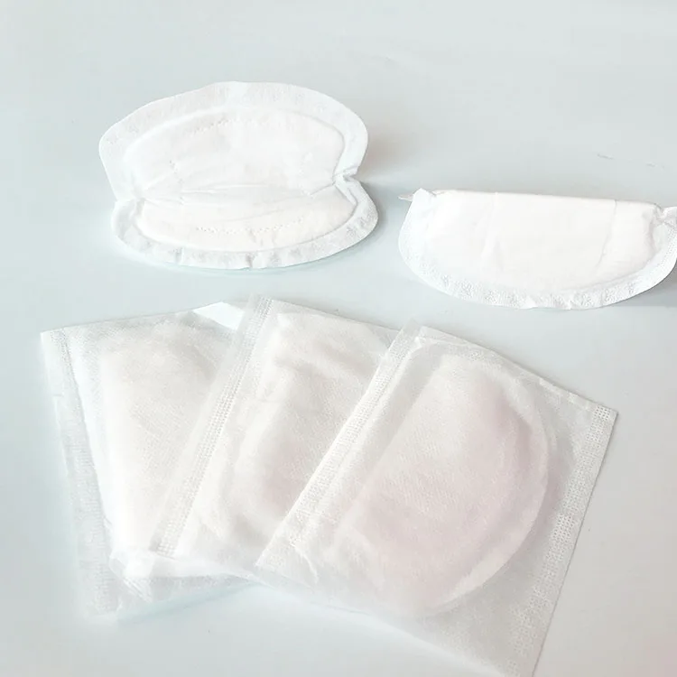 
hot sale super absorbent nursing adhesive white soft breast pads for women 