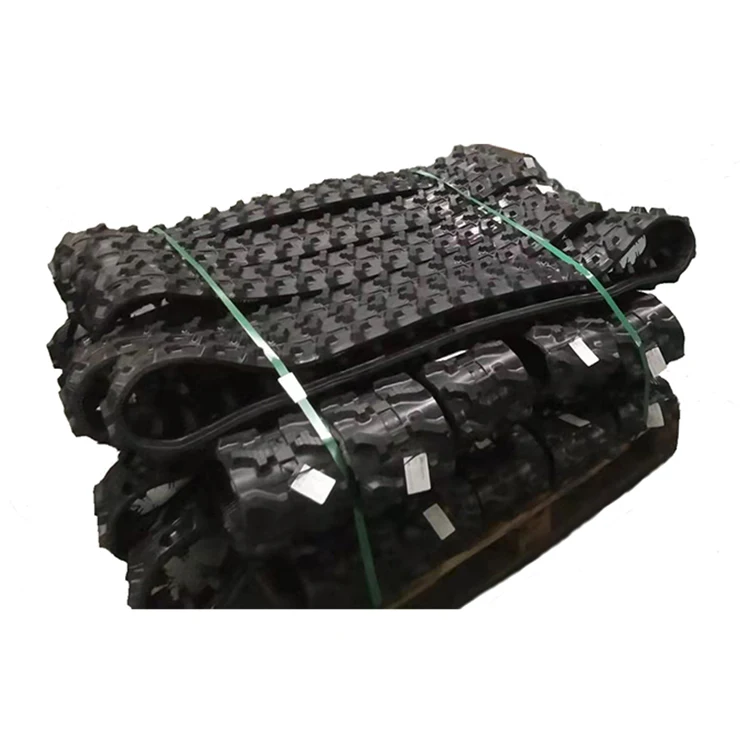 Full set rubber tracked chassis walking on all terrain for snow vehicle