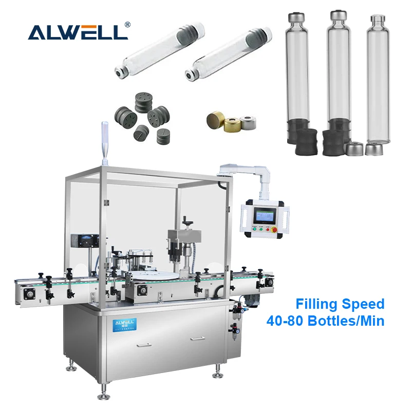 ALWELL Insulin Dental Anesthesia Automatic Pharmaceutic Syringe Filling Machine/Medical Prefilled Syringe Filling Machine