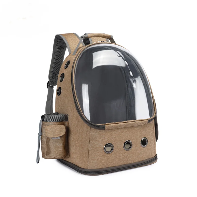 New Arrival Modern Fashion Design Transparent Breathable Pet Carrier Backpack for Dogs and Cats