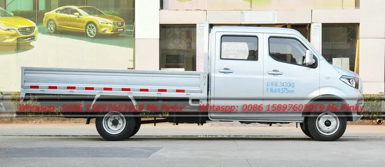 Good Quality Chang an Double Cabin Mini Natural Gas Vehicular 1600CC Cargo Truck With CNG Engine for Sales
