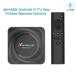 Smart Android 11 TV BOX 8GB RAM 64GB 128GB ROM RK3566 2.4G&5G WiFi 1000M LAN 8K HD Set Top Box Media Player X88 PRO 20