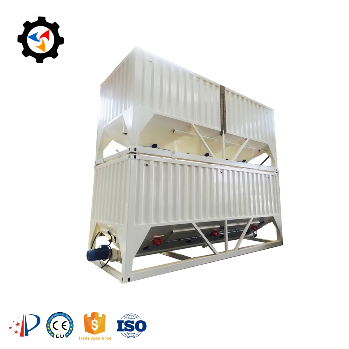 
Silos manufacturers Automatic Control ce iso certificate 20ft container size factory price mobile horizontal welded cement silo 